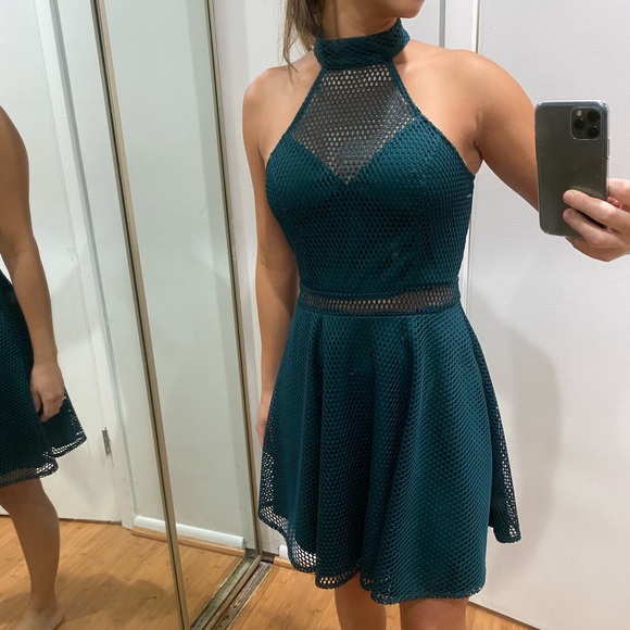 Charlotte Russe Dresses & Skirts - Medium teal cocktail dress from Charolette Russe
